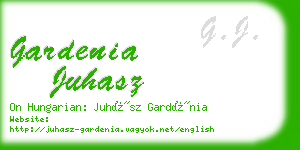gardenia juhasz business card